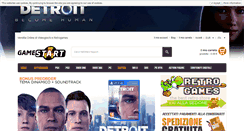 Desktop Screenshot of gamestart.it